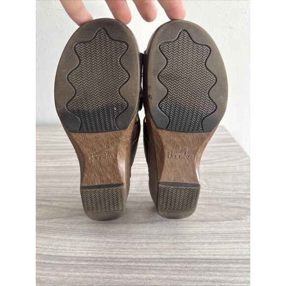 Dansko Serena Flower Cut Out Leather Sandal Size EU 37 - Picture 10 of 11